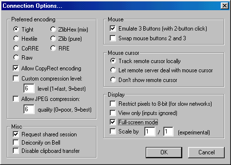 TightVNC 1.2.1 TightVNC 1.2.1