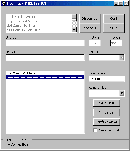 Net Trash 1.0 beta (a) Net Trash 1.0 beta (a)