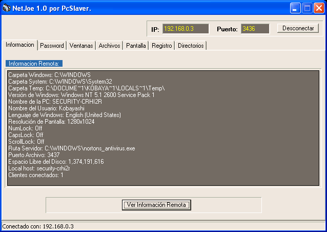 NetJoe 1.0 NetJoe 1.0