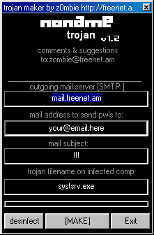 Noname Trojan 1.2 Noname Trojan 1.2
