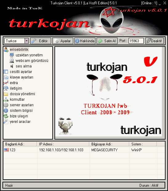 Turkojan 5.0.1 Turkojan 5.0.1