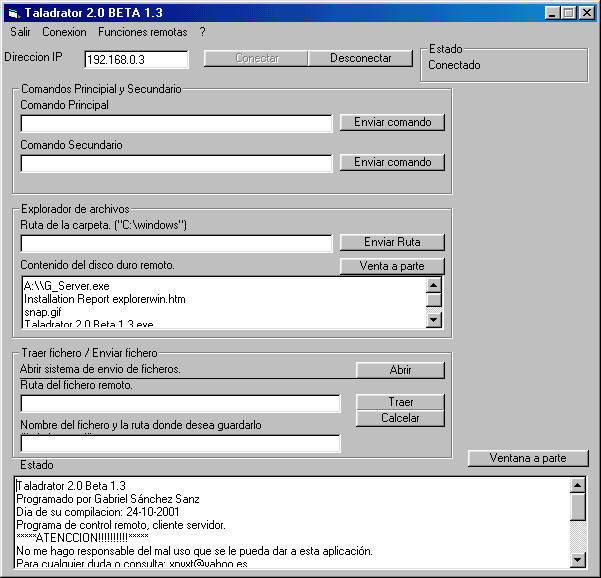 Taladrator 2.0 Beta 1.3 Taladrator 2.0 Beta 1.3