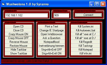 Wushwolona 1.0 Killer Wushwolona 1.0 Killer