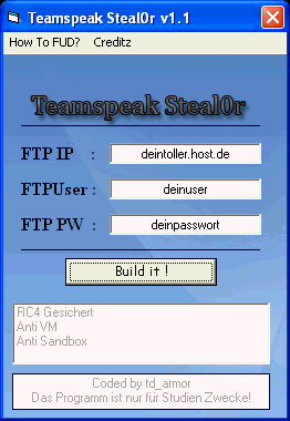 Teamspeak Steal0r Teamspeak Steal0r