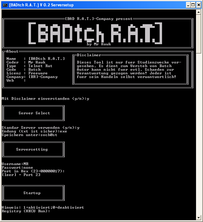 BADtch R.A.T. 0.2 BADtch R.A.T. 0.2