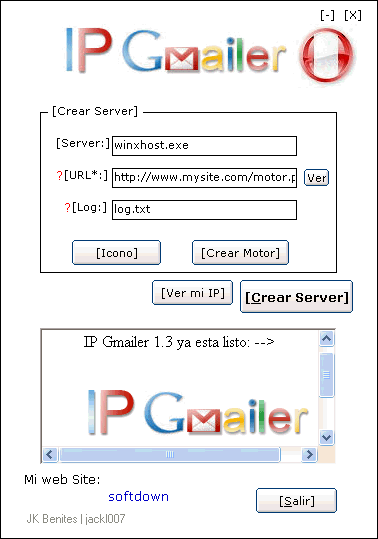 IP Gmailer 1.3 IP Gmailer 1.3