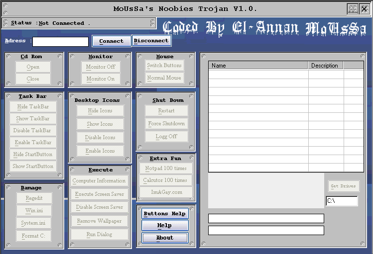 MoUsSa's Noobies Trojan MoUsSa's Noobies Trojan