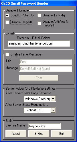 Kh.CO Gmail Password Sender Kh.CO Gmail Password Sender