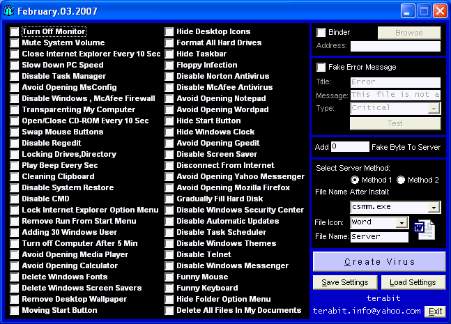 TeraBIT Virus Maker 2.8 TeraBIT Virus Maker 2.8