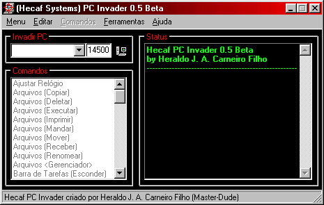 PC Invader 0.5 beta PC Invader 0.5 beta