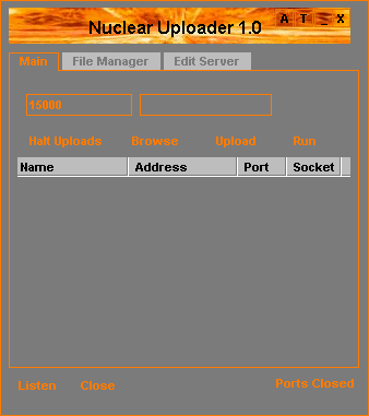 Nuclear Uploader 1.0 (a) Nuclear Uploader 1.0 (a)