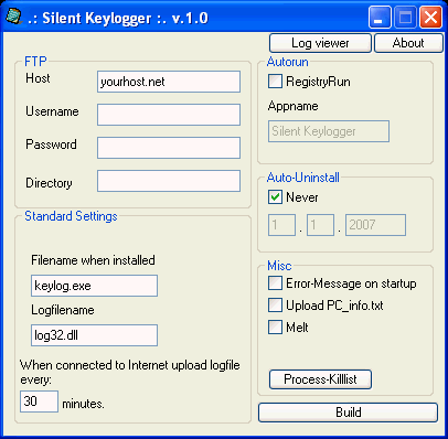 Silent Keylogger 1.0 Silent Keylogger 1.0
