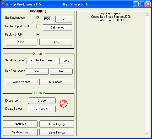 Sharp KeyLogger 1.5 Sharp KeyLogger 1.5
